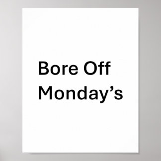 Das sarkastische Plakat vom Montag wird geblockt