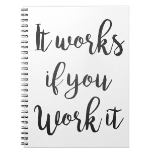 Das saubere Schritt-Erholungs-Zitatgeschenk der Notizblock