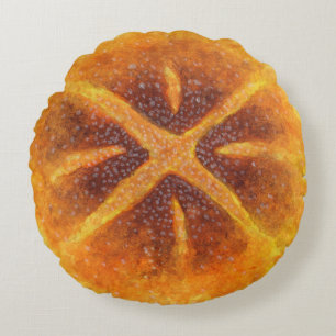 Das Sauerteig-Brot Rundes Kissen