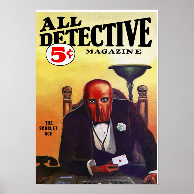 Das Scarlet Ace Poster (Vorne)