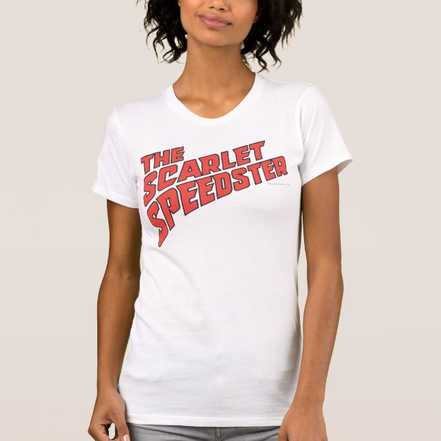Das Scarlet Speedster-Logo Baby T-shirt (Vorderseite)