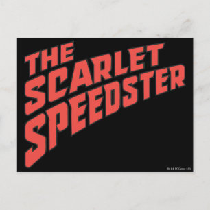Das Scarlet Speedster-Logo Postkarte