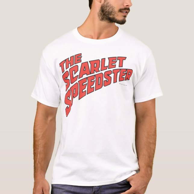 Das Scarlet Speedster-Logo T-Shirt (Vorderseite)