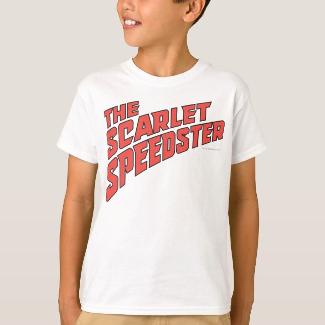 Das Scarlet Speedster-Logo T-Shirt (Vorderseite)