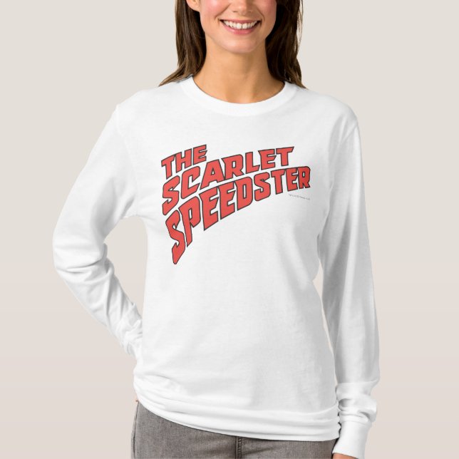 Das Scarlet Speedster-Logo T-Shirt (Vorderseite)