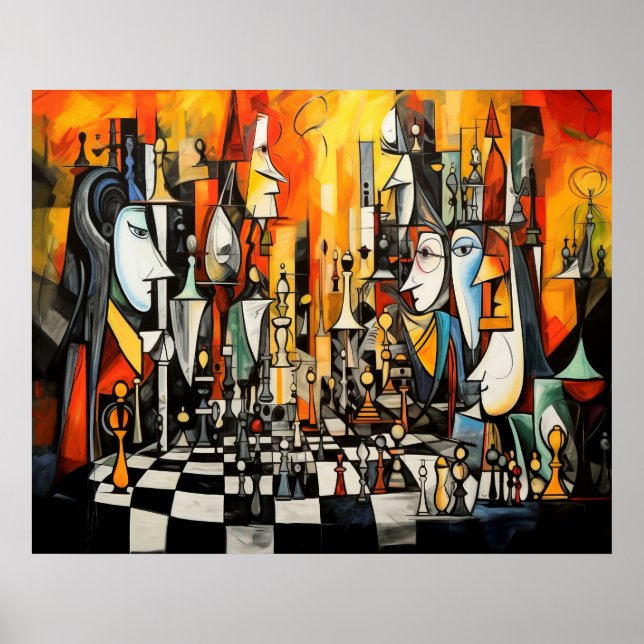 Das Schachspiel 3 Poster (Vorne)