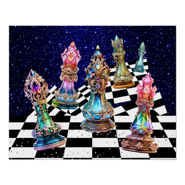 Das Schachspiel-Poster Poster (Vorderseite)