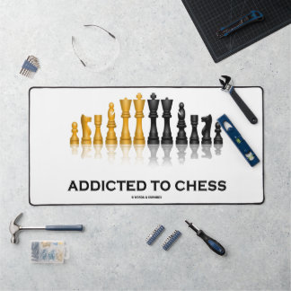 Das Schachspiel (Schach-Spaß-Sprichwort) Schach-Se Schreibtischunterlage