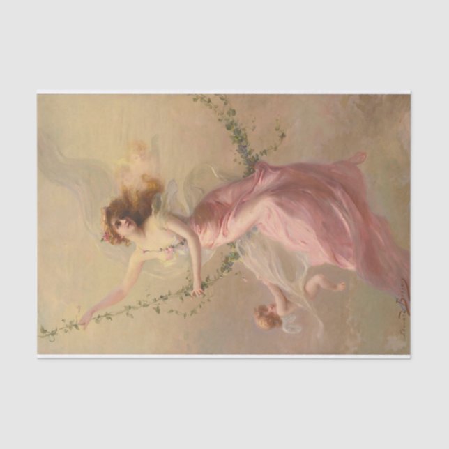 Das Schauen von Edouard Bissson Seidenpapier (Vorderseite)