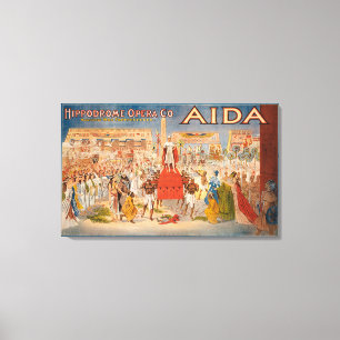 Das Schauspiel Aida Theaterplakat Leinwanddruck