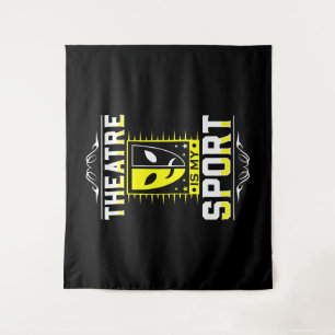 Das Schauspiel ist meine Schauspielerin und Sänger Wandteppich