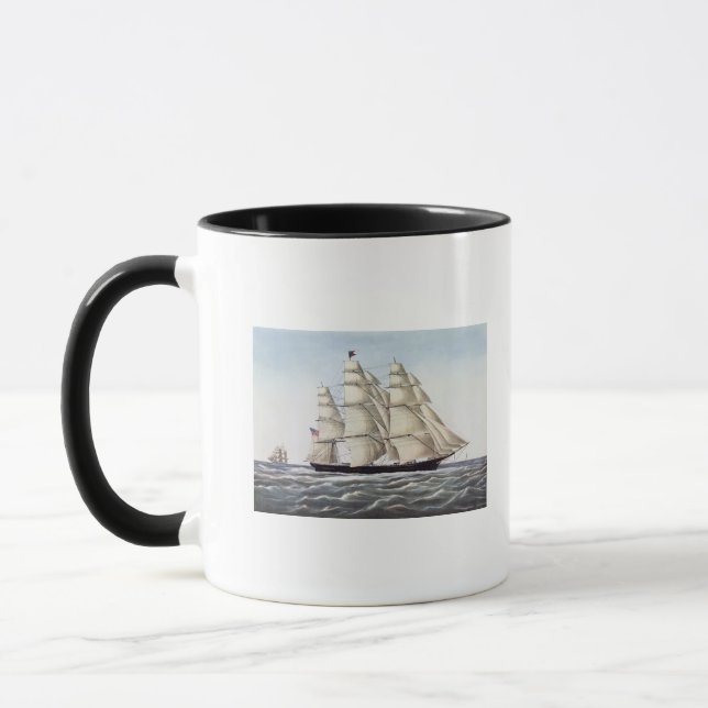 Das Scherer-Schiff "Fliegen-Wolke " Tasse (Links)