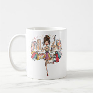 Das schicke Shopaholic Girl Kaffeetasse