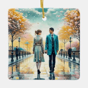 Das Schicksal brachte uns zusammen Keramikornament