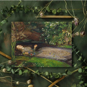 Das Schicksal der Ophelia-Postkarte Postkarte