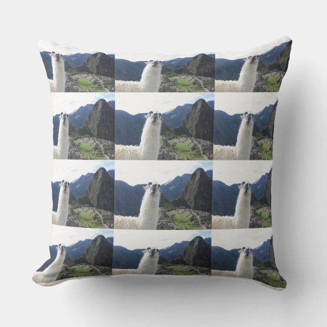 Das Schicksal des benutzerdefinierten Llama-Tieres Kissen (Vorderseite)