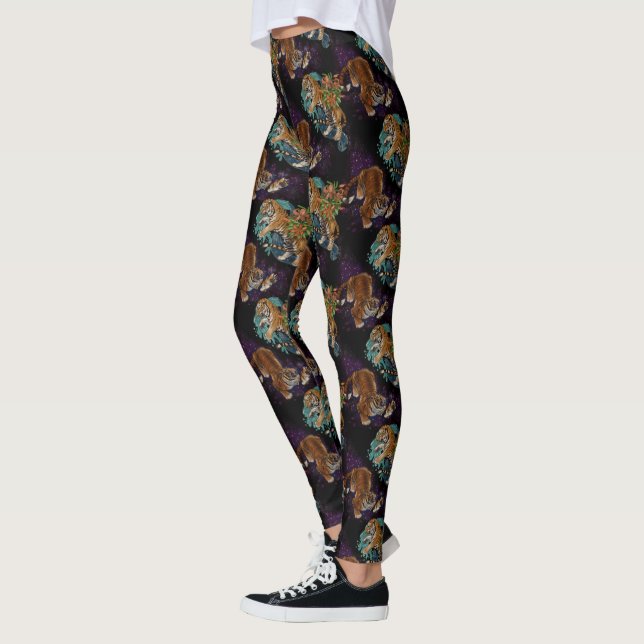 Das Schicksal in den Sternen-Tigermustern Leggings (Links)