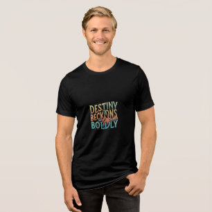 "Das Schicksal ruft an, antwortet Bolly"? Tri-Blend Shirt