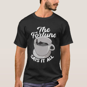 Das Schicksal sagt es alles - Lustige Yoga-Katze f T-Shirt