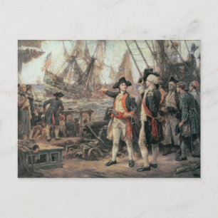 Das Schiff, das den Sieg versenkte, 1779 Postkarte