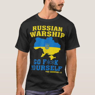 Das Schiff des russischen Krieges geht selbst  T-Shirt