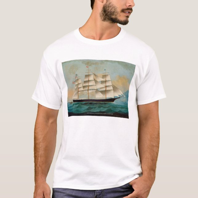 Das Schiff Fleetwing, Hong Kong-Bucht T-Shirt (Vorderseite)