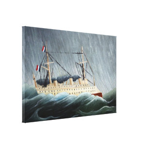 Das Schiff im Tempest   Henri Rousseau Leinwanddruck