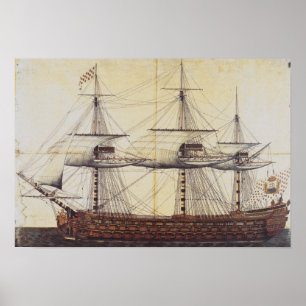 Das Schiff "La Ville de Paris" Poster