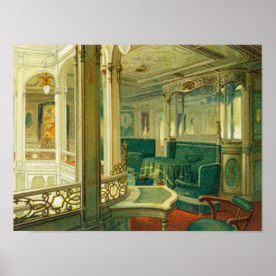 Das Schiff Patricia, Hamburg-Amerika Linie Poster