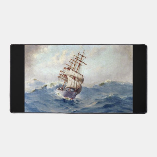 Das Schiff Portpatrick 1900er Schreibtischunterlage (Vorderseite)