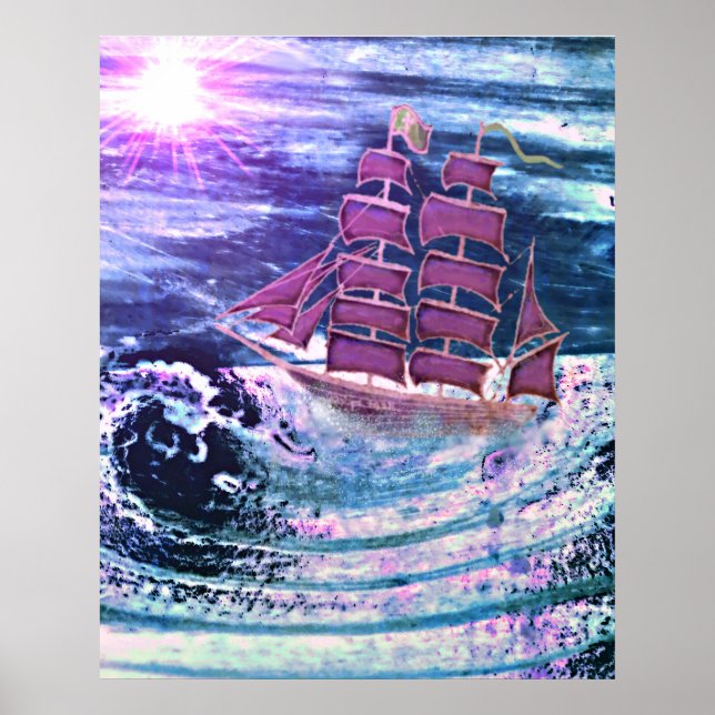 Das Schiff "Von Gott bewahrt" Poster (Vorne)