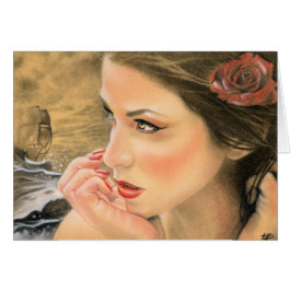 Das Schiffs-Karte der Meerjungfrau