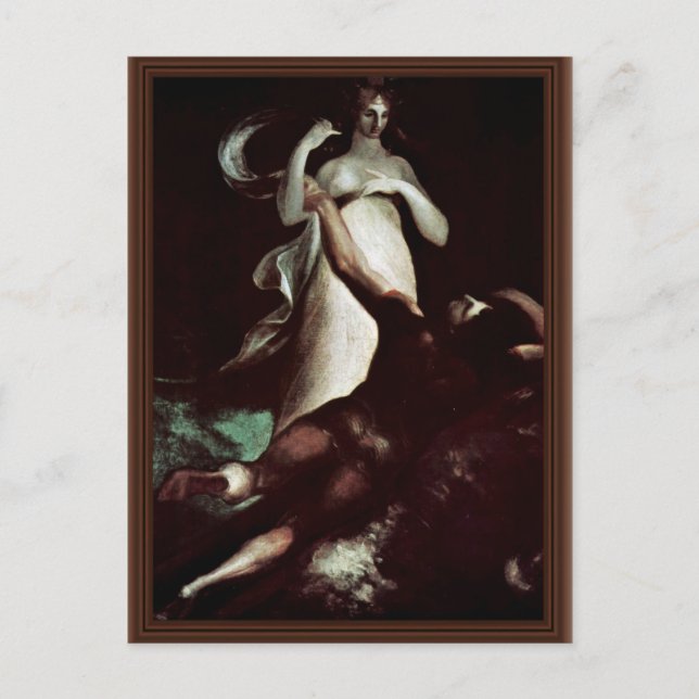 Das Schiffswrack Odysseus von Johann Heinrich Füss Postkarte (Vorderseite)