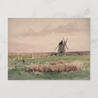 Das Schlachtfeld der Crecy, 26 August, 1346