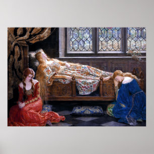 Das Schlafbehagen von John Collier 1921 Poster