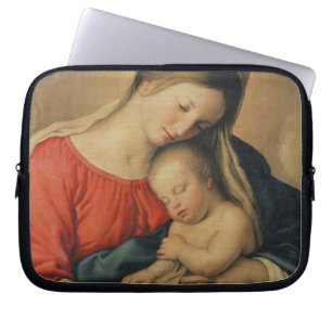 Das schlafende Christus-Kind (Öl auf Leinwand) Laptopschutzhülle