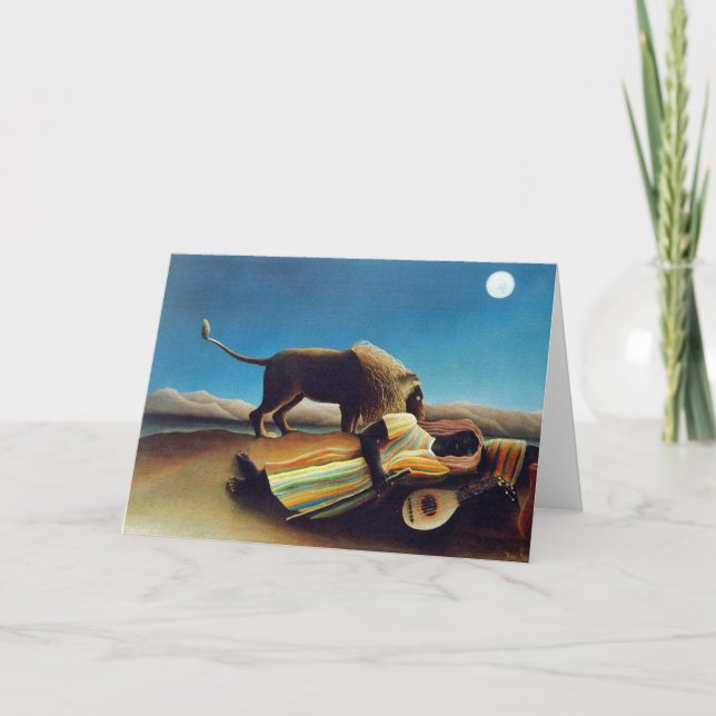 "Das schlafende Sinti und Roma" durch Henri Karte (Vorderseite)