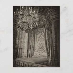 Das Schlafgemach der Königin, Schloss Versailles Postkarte