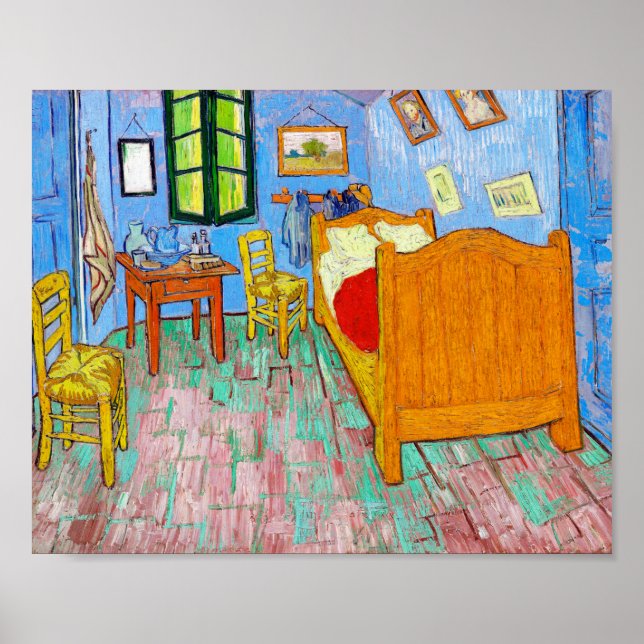Das Schlafzimmer, Van Gogh Poster (Vorne)