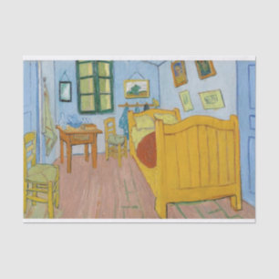 Das Schlafzimmer, Vincent van Gogh Post-Impression Seidenpapier