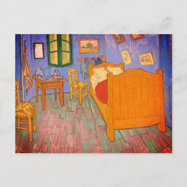 Das Schlafzimmer von van Gogh Postkarte (Vorderseite)