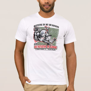 Das Schlagen ist mein Geschäfts-Fußball-T - Shir T-Shirt