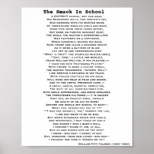 DAS SCHLECHTE SCHULPOEM-Poster Poster