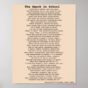 DAS SCHLECHTE SCHULPOEM-Poster Poster