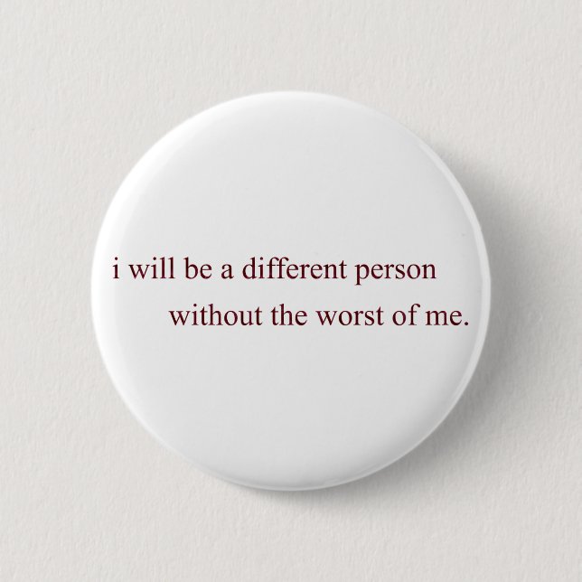 das schlechteste von mir button (Vorderseite)