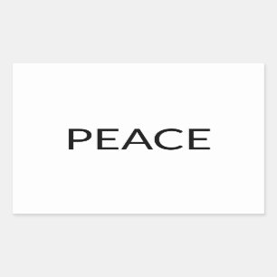 Das schlichte, schlichte Schwarz, modern elegant Rechteckiger Aufkleber