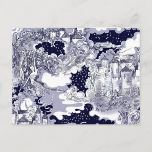 Das Schloss am Meer Postkarte