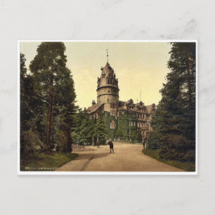 Das Schloss Detmold, Lippe, Deutschland Seltenes F Postkarte