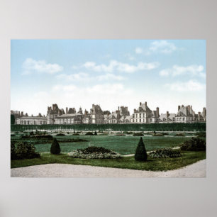 Das Schloss Fontainebleau Poster