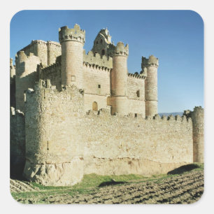 Das Schloss Quadratischer Aufkleber